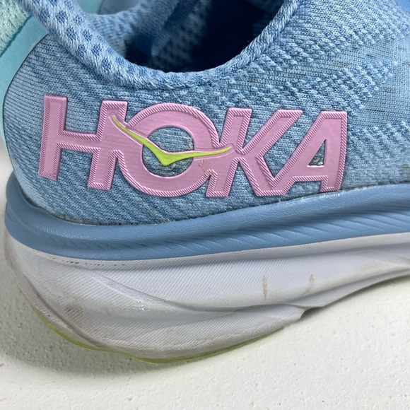 Hoka One Clitfon 9 Women’s Shoes Blue Sneakers 1127896 Running Walking Gym - Picture 4 of 12